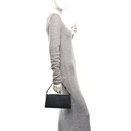 Louis Vuitton Epi Pochette Accessories 24 Black 2 of 10