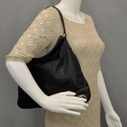 Gucci Leather New Britt Medium Hobo Black 2 of 10