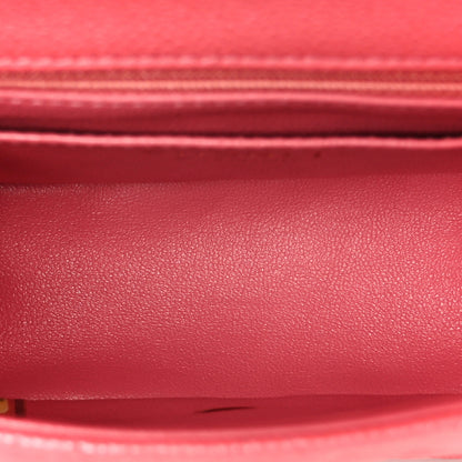 Chanel Iridescent Caviar Quilted Mini Square Flap Pink 5 of 12