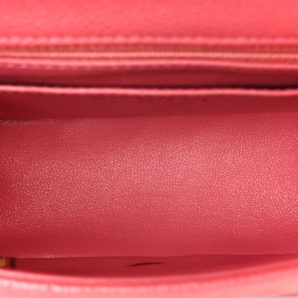 Chanel Iridescent Caviar Quilted Mini Square Flap Pink 1816121 ...