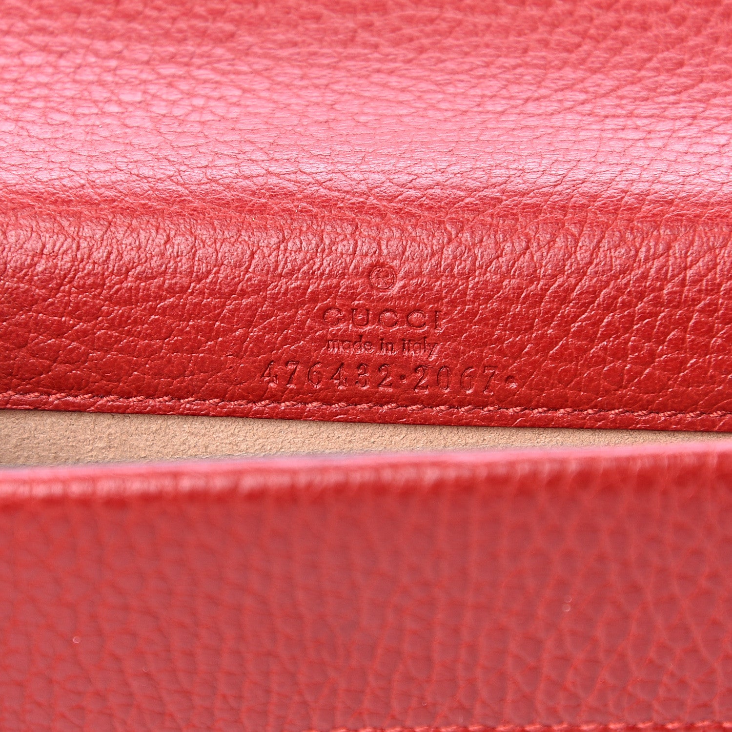 Gucci Calfskin Super Mini Dionysus Shoulder Bag Hibiscus Red 5 of 8