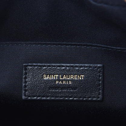 Saint Laurent Calfskin Matelasse Monogram Lou Camera Bag Red 6 of 9