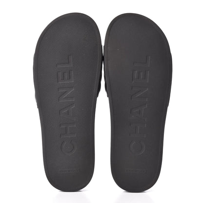 Chanel Lambskin Quilted Mules 40 Black 5 of 7