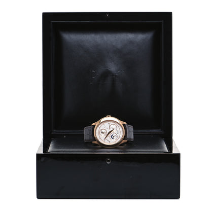 Piaget 18K Rose Gold Alligator 43mm Gouverneur Perpetual Calendar Automatic Watch 5 of 5