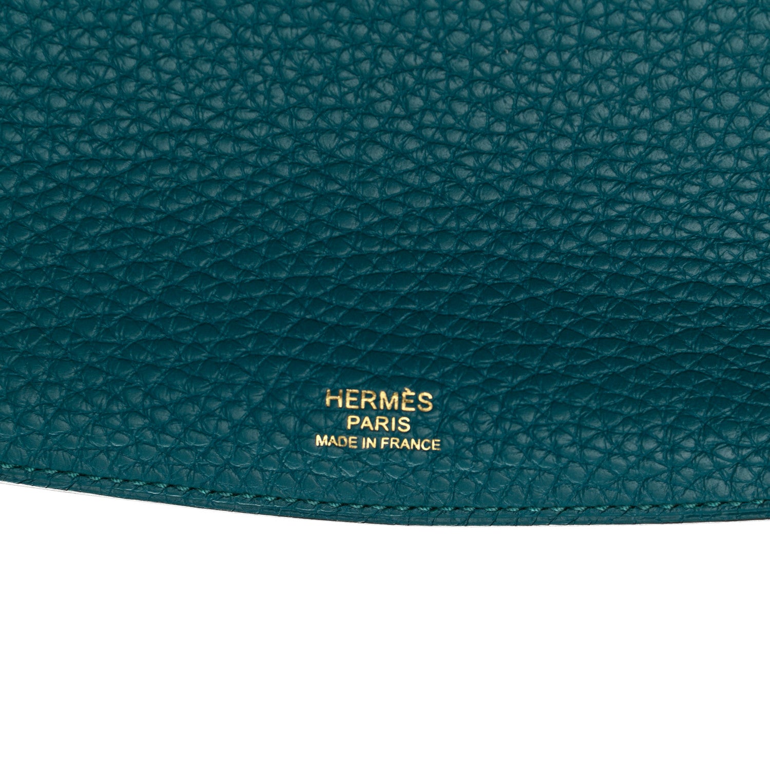 Hermes Taurillon Clemence Chevre Mysore Saut 25 Vert Bosphore 6 of 10