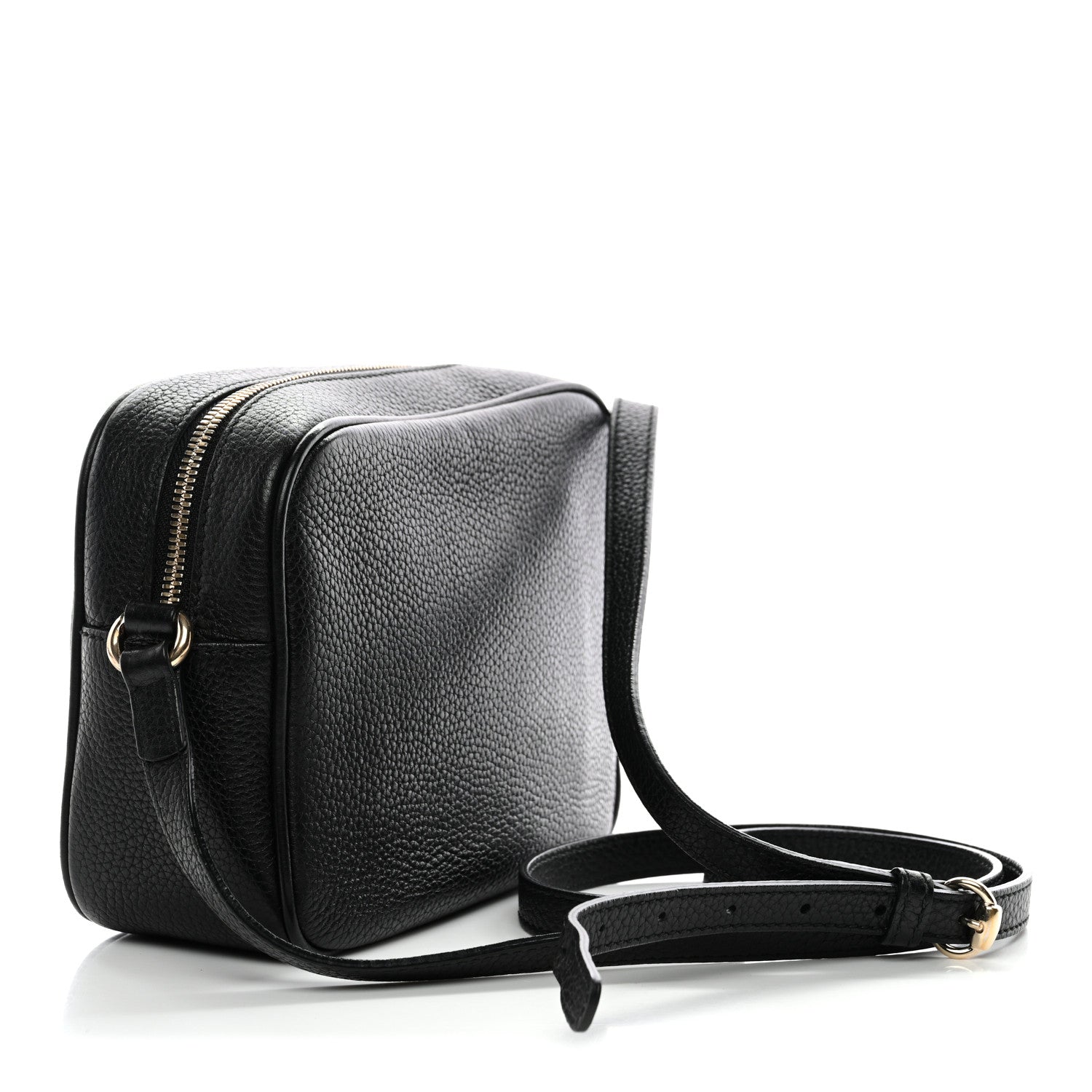 Gucci Pebbled Calfskin Small Soho Disco Bag Black 3 of 10