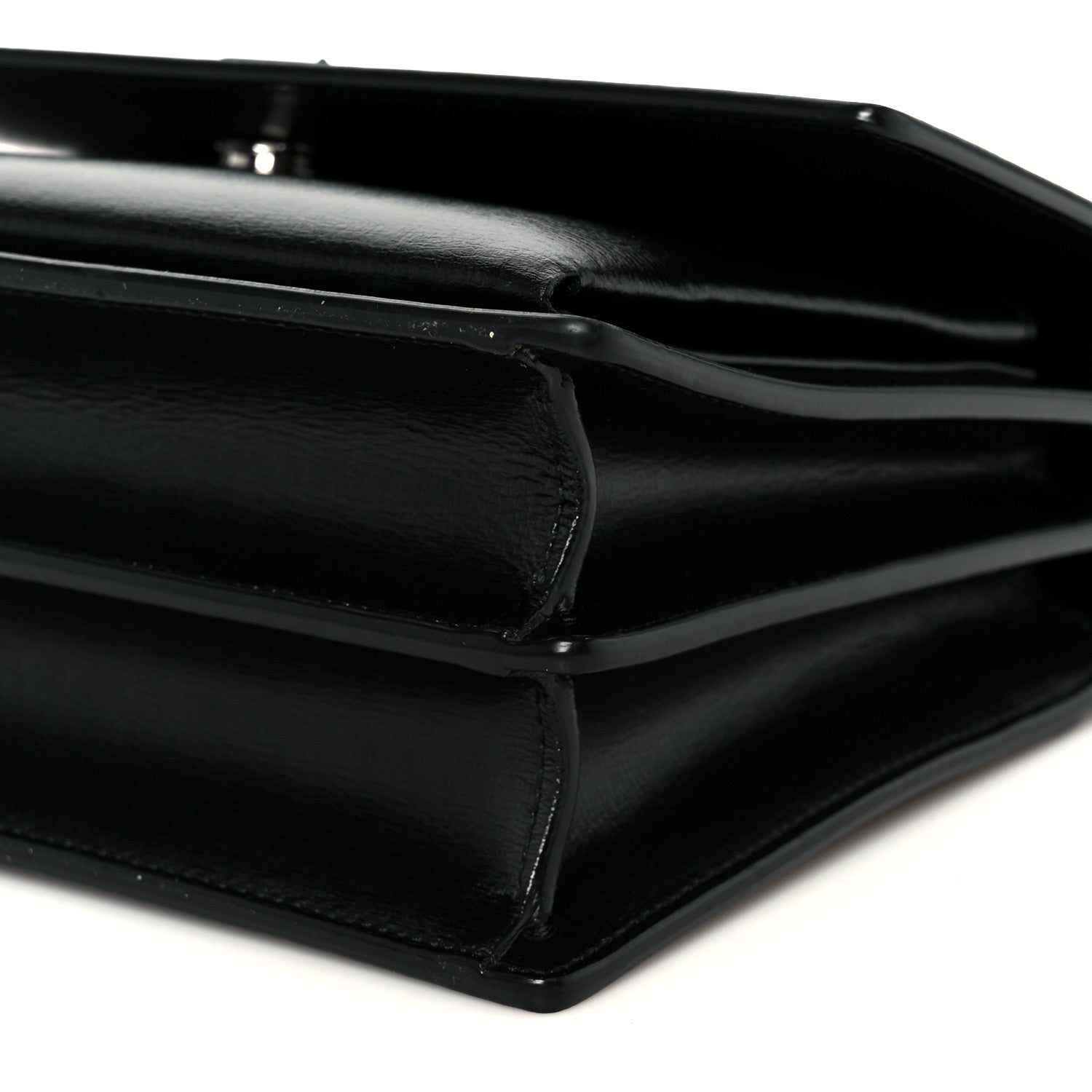 Saint Laurent Calfskin Medium Monogram Monochrome Sunset Black 11 of 11