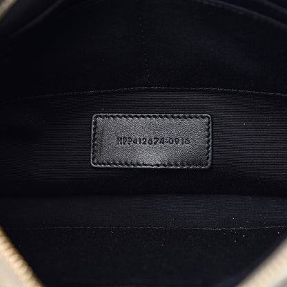 Saint Laurent Metallic Calfskin Teen Monogram Crossbody Bag Gold 7 of 10