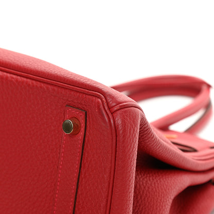 Hermes Togo Birkin 30 Rouge Casaque 10 of 19
