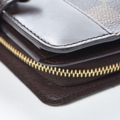 Louis Vuitton Damier Ebene Zippe Zipped Compact Wallet 11 of 12