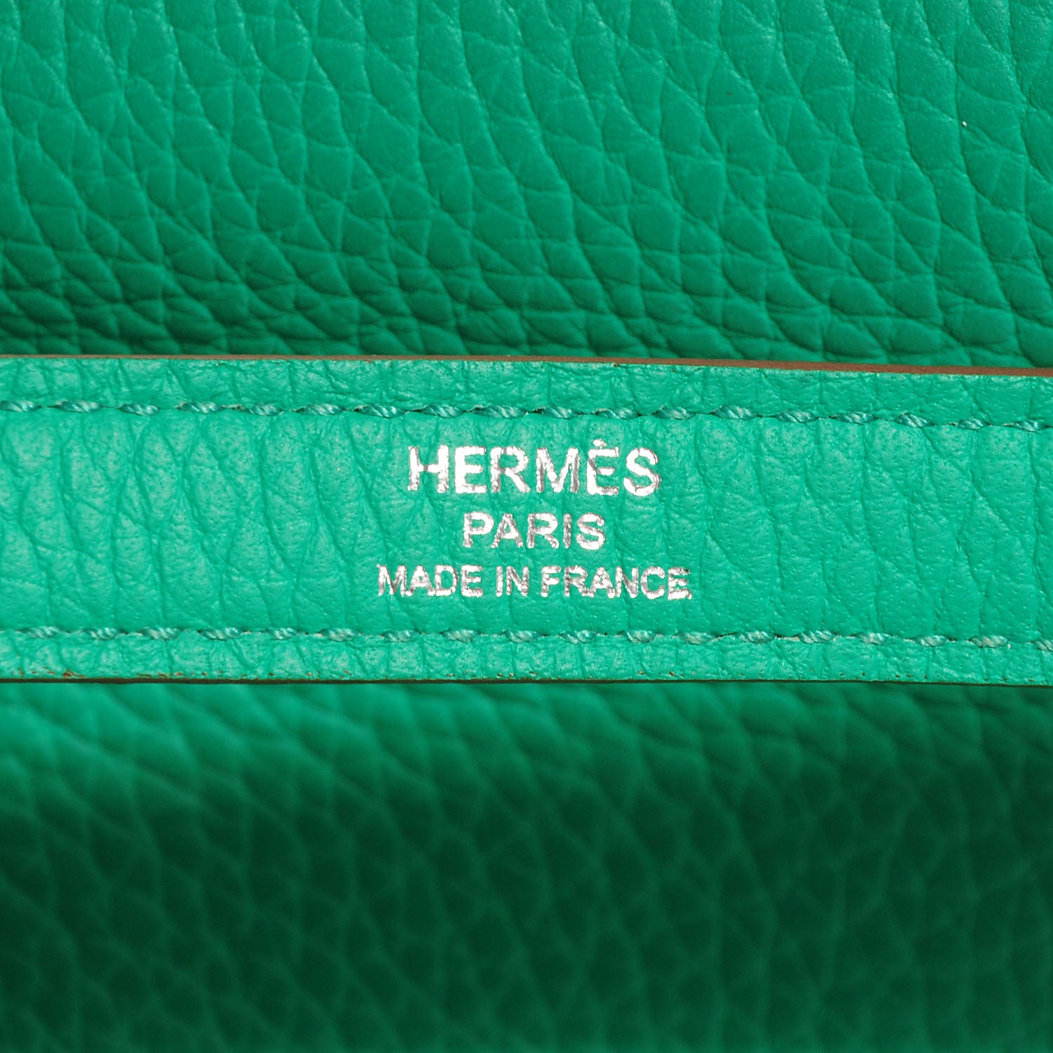 Hermes Taurillon Clemence Kelly Retourne 35 Menthe 10 of 24