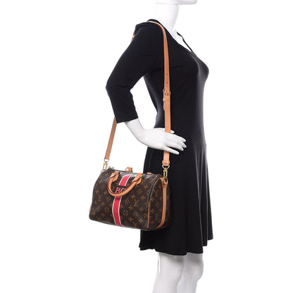 Louis Vuitton Monogram My LV Heritage Speedy Bandouliere 25 Fuchsia White 2 of 10