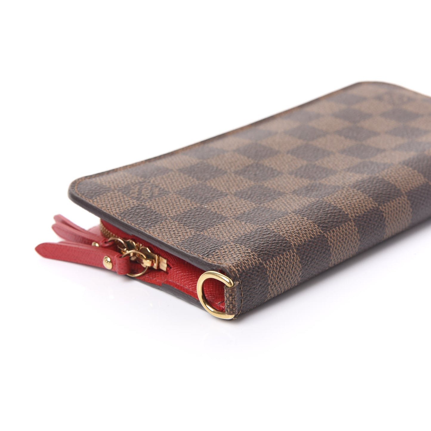 Damier Ebene Insolite Wallet Red