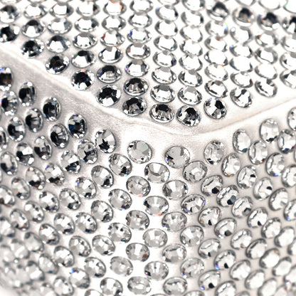 Prada Satin Crystal Mini Re-Edition 2000 Bag White 8 of 12