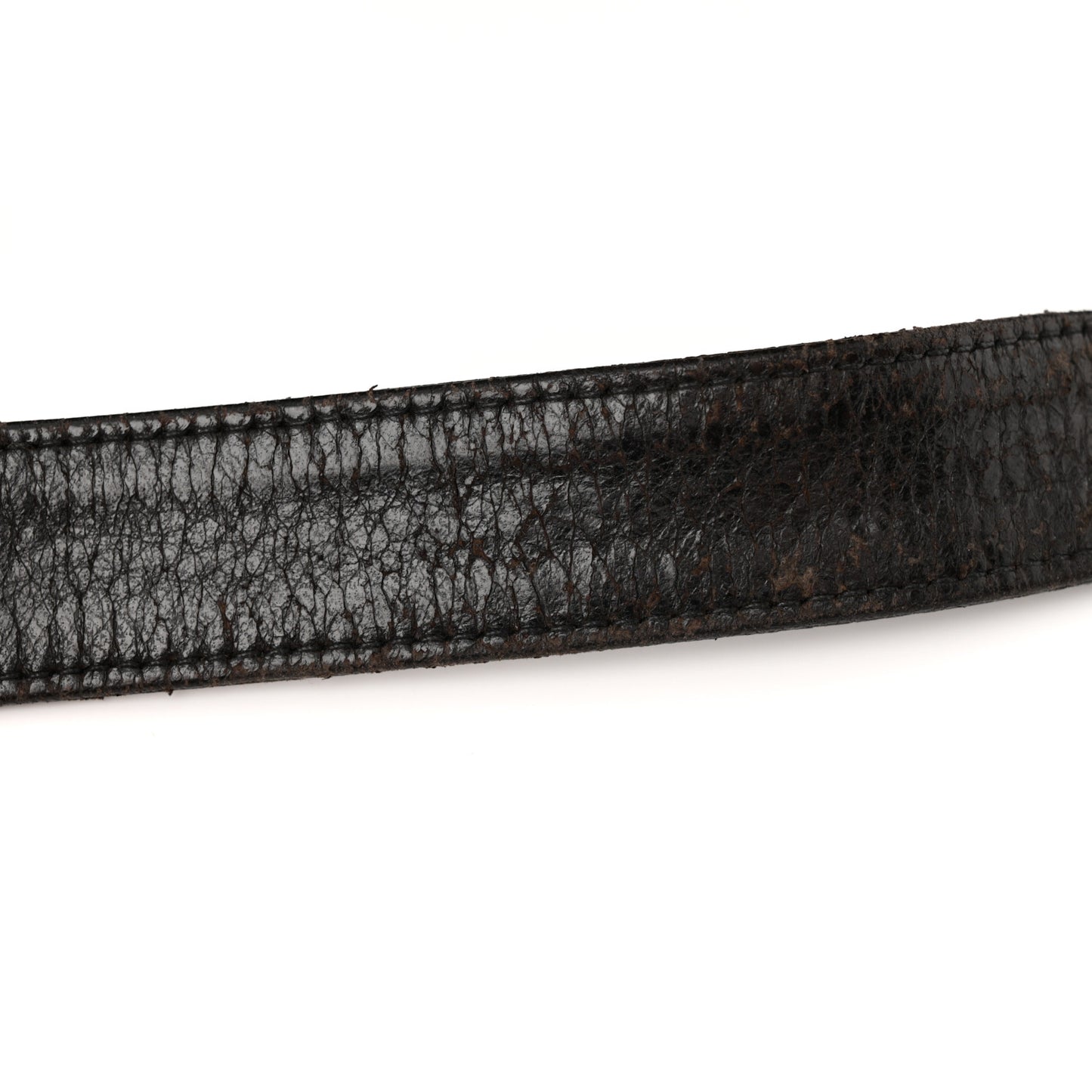 Lambskin Flap Shoulder Bag Dark Brown