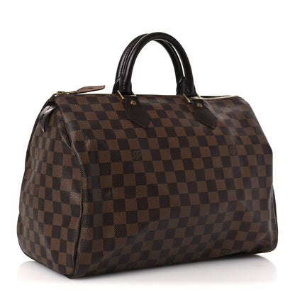 Louis Vuitton Damier Ebene Speedy 35 3 of 14