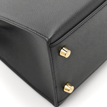 Hermes Epsom Kelly Sellier 25 Black 17 of 23