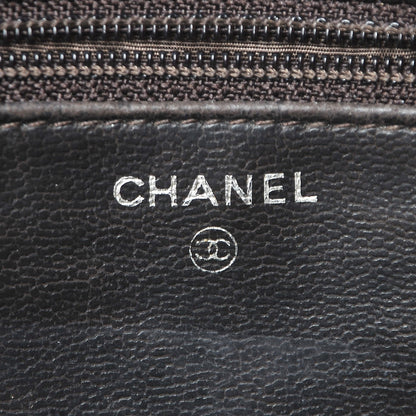 Chanel Caviar Timeless CC Cosmetic Pouch Brown 6 of 17