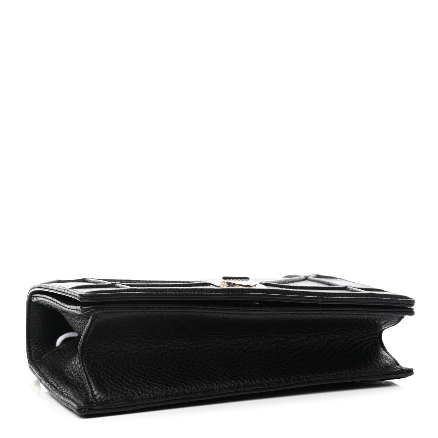Christian Dior Grained Calfskin Medium Diorama Flap Bag Black 5 of 8
