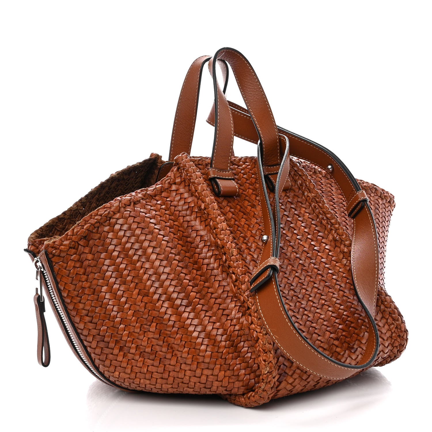 Loewe Calfskin Woven Medium Hammock Shoulder Bag 3 of 11