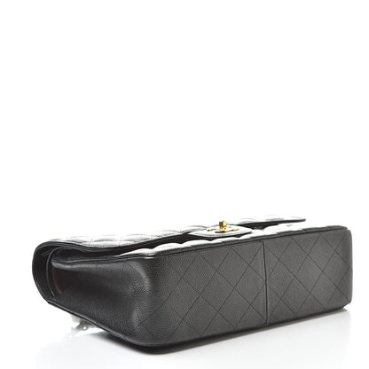 Chanel Caviar Quilted Jumbo Double Flap Black 4 of 11