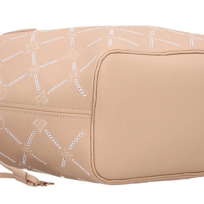 Louis Vuitton Empreinte Monogram Couture Neverfull MM Hazelnut 9 of 10
