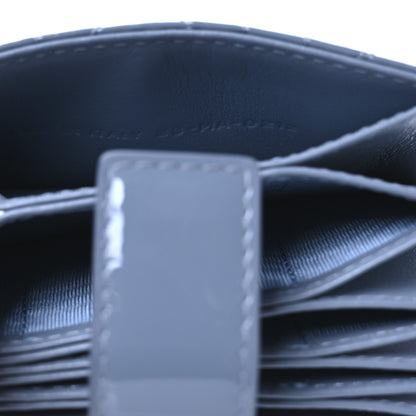 Christian Dior Patent Cannage Lady Dior 5 Gusset Jasmine Card Holder Cloud Blue 7 of 7