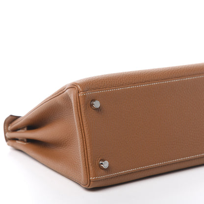 Hermes Togo Kelly Retourne 32 Gold 10 of 12
