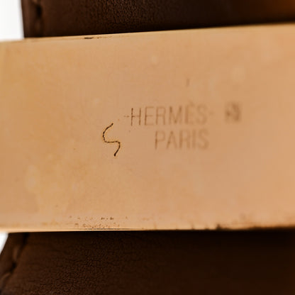 Hermes Shiny Alligator Collier de Chien CDC Bracelet XS Havane 6 of 6