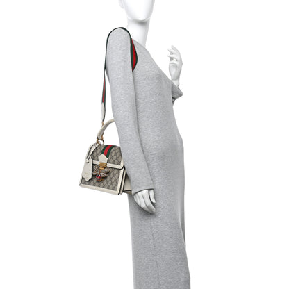 Gucci GG Supreme Monogram Small Queen Margaret Top Handle Bag White 2 of 10