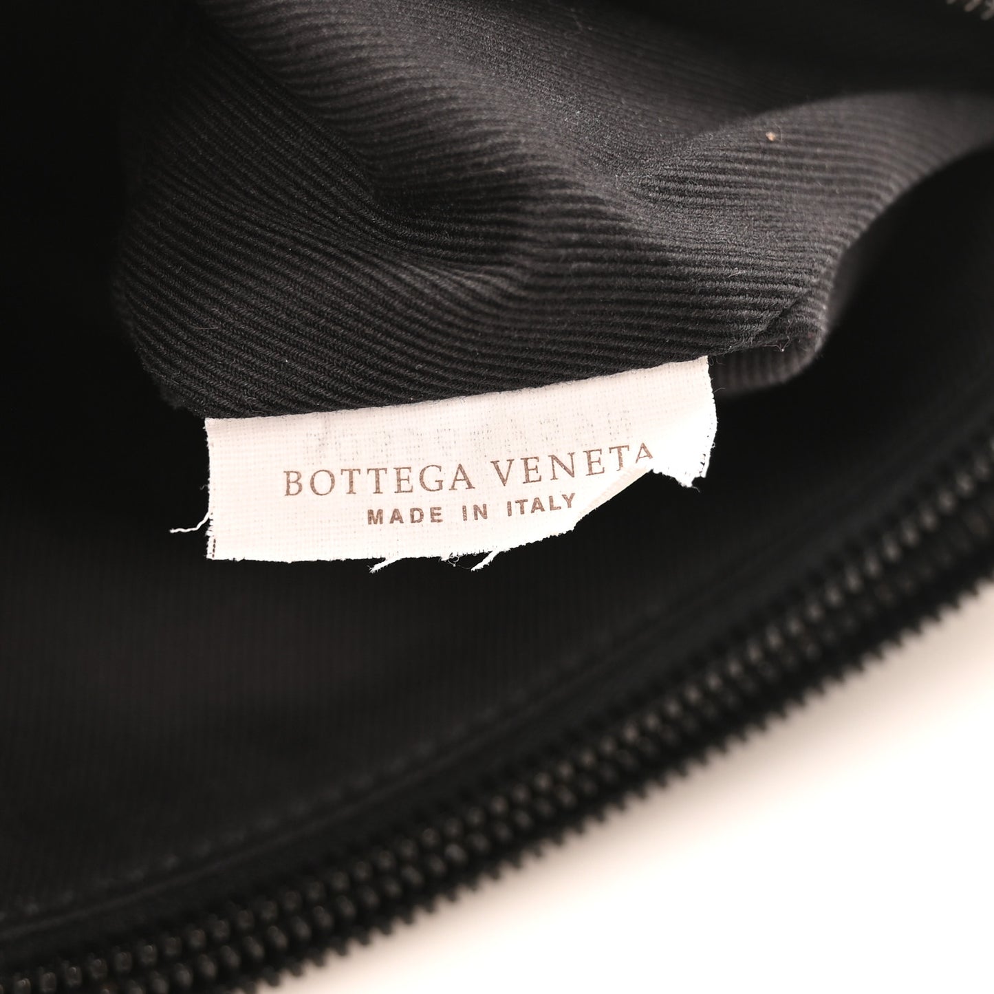 Nappa Intrecciato Triple Zip Messenger Bag Black