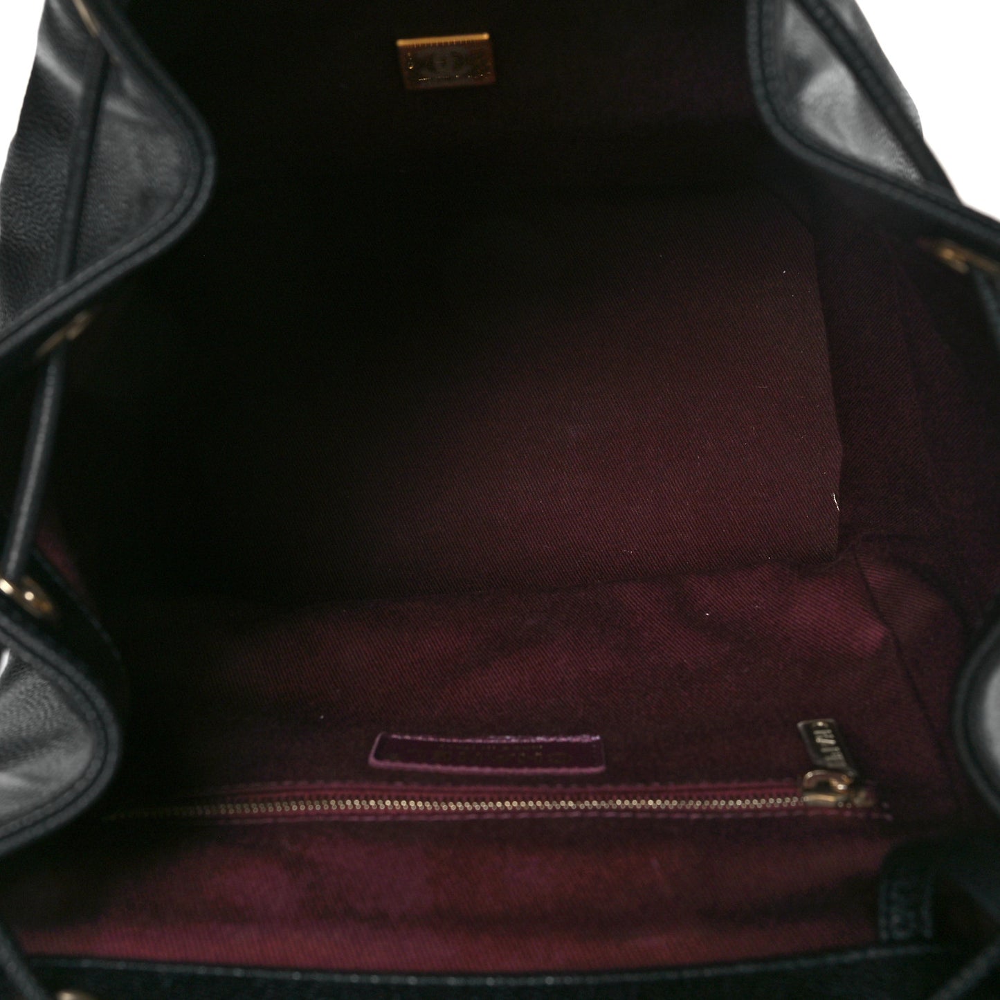 Caviar Quilted Business Affinity Backpack Black