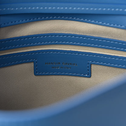 Mansur Gavriel Calfskin Mini Lady Bag Sea Blue 6 of 11