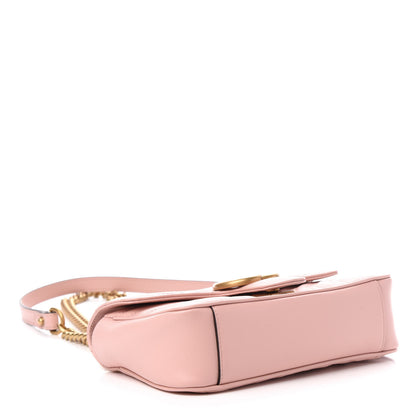 Gucci Calfskin Matelasse Mini GG Marmont Shoulder Bag Perfect Pink 5 of 12