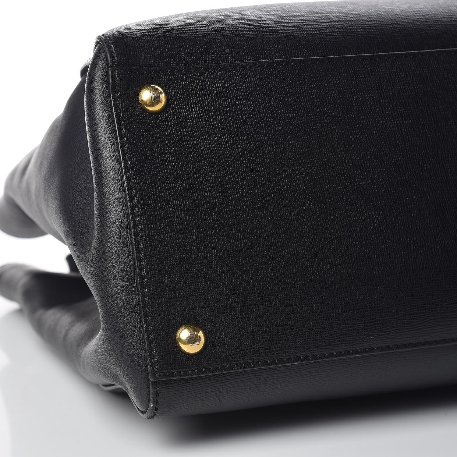 Fendi Vitello Elite Regular 2Jours Tote Black 9 of 10