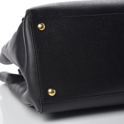 Fendi Vitello Elite Regular 2Jours Tote Black 9 of 10