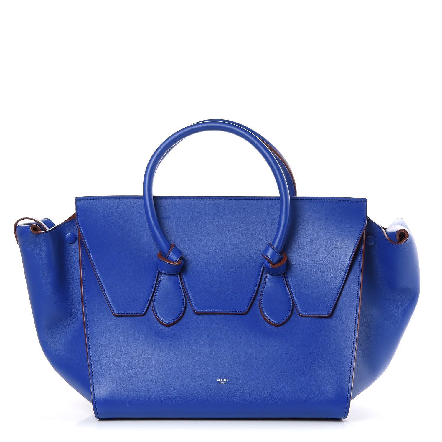 Celine Natural Calfskin Medium Tie Knot Tote Indigo 1 of 20