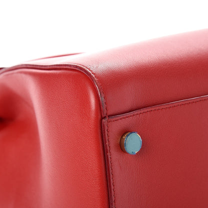 Saint Laurent Calfskin Medium Moujik Top Handle Bag Lipstick Red 11 of 18