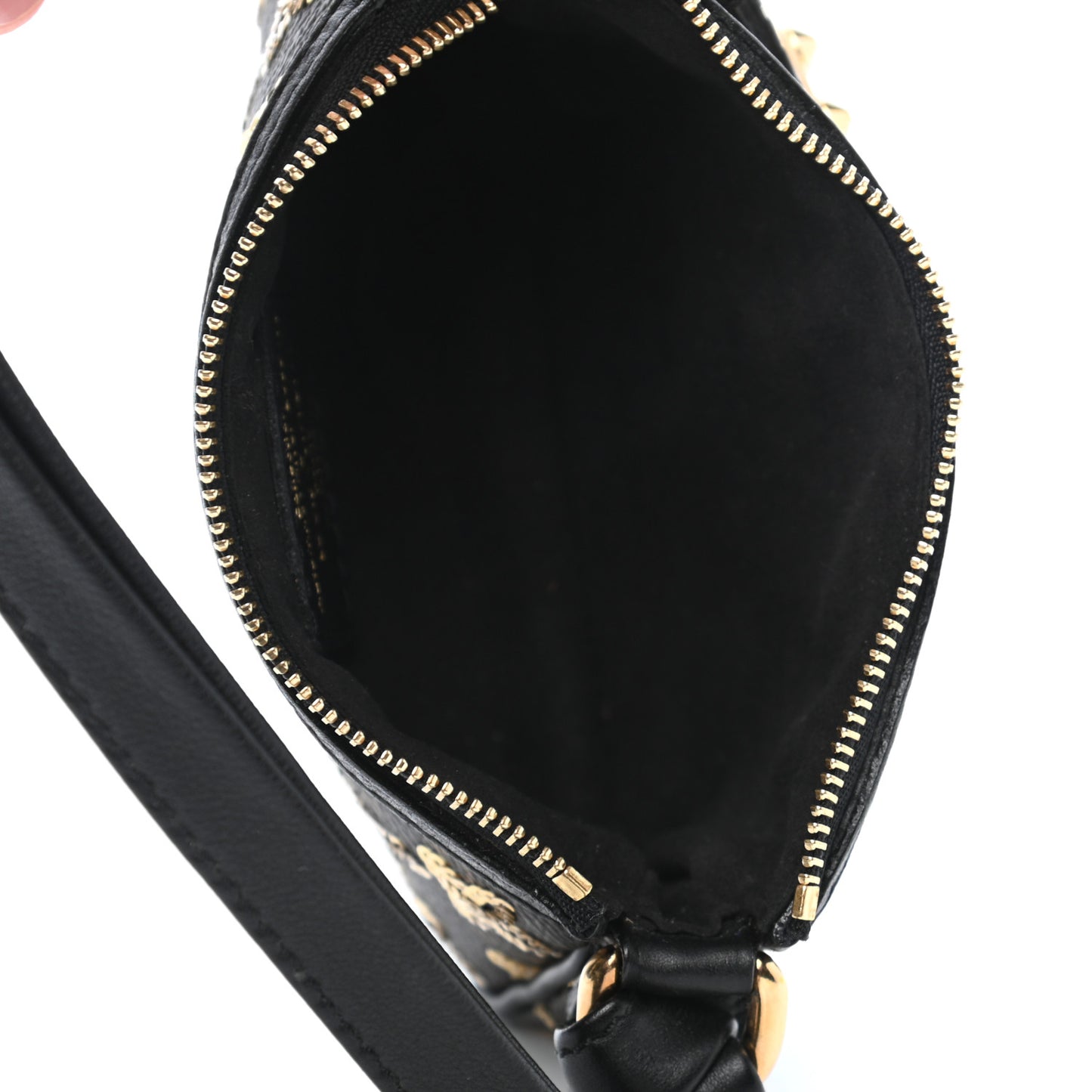 Monogram Sequins Eclipse Mini Pochette Gold