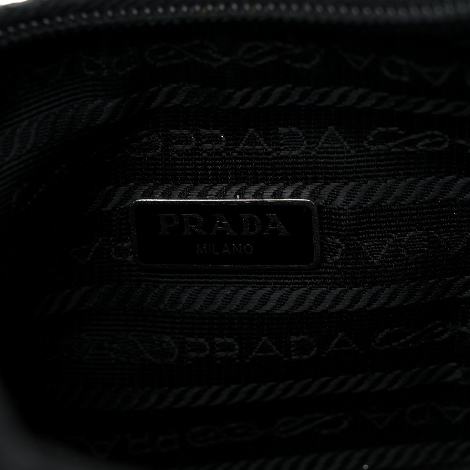 Prada Tessuto Nylon Mini Re-Edition 2000 Bag Black 6 of 13
