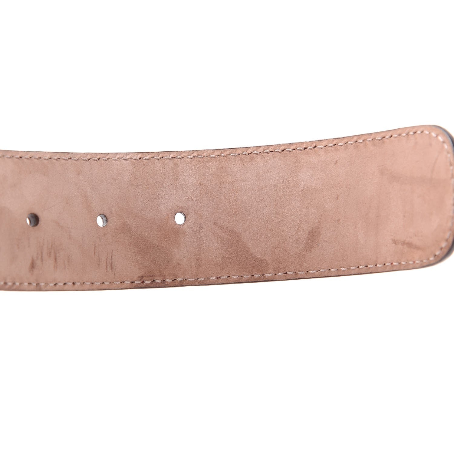 Gucci Guccissima Signature Interlocking G 40mm Belt 90 36 Red 8 of 9