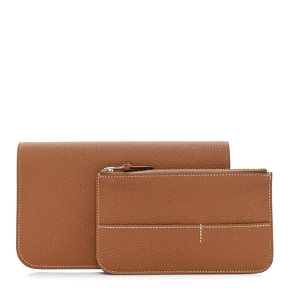 Hermes Togo Dogon Duo Wallet Gold 3 of 14
