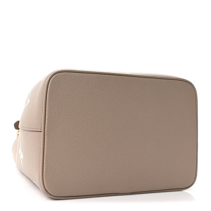 Louis Vuitton Empreinte Monogram Giant Neonoe MM Tourterelle Creme 5 of 10