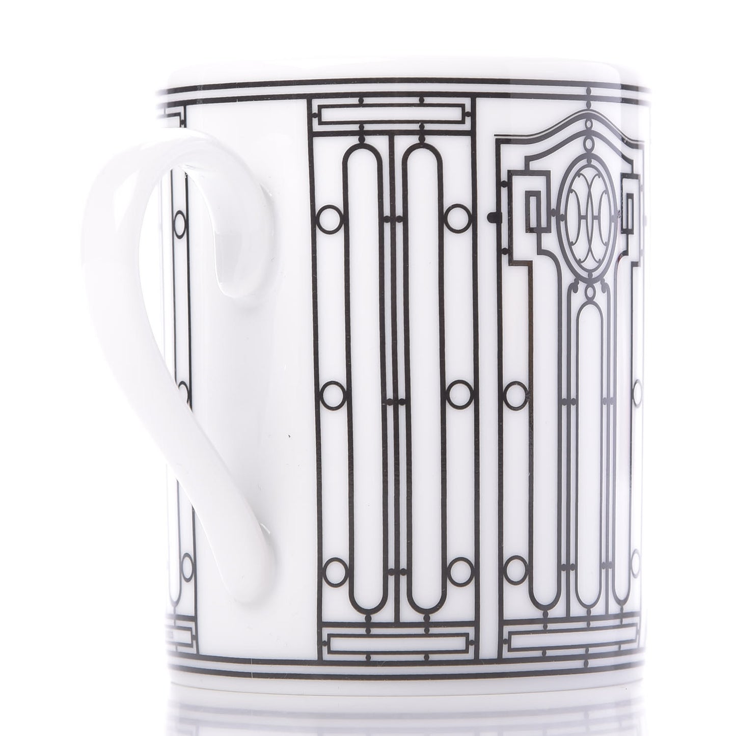 Porcelain H Deco Mug