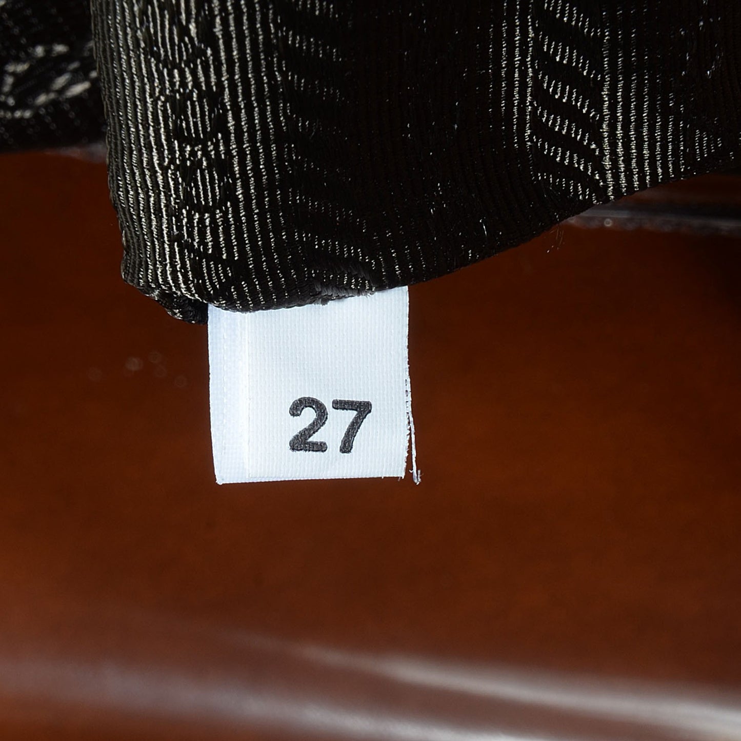 Spazzolato Top Handle Bag Tobacco Fume