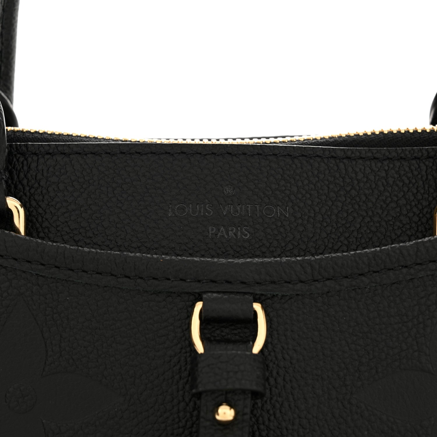 Louis Vuitton Empreinte Monogram Giant Trianon MM Black 6 of 9
