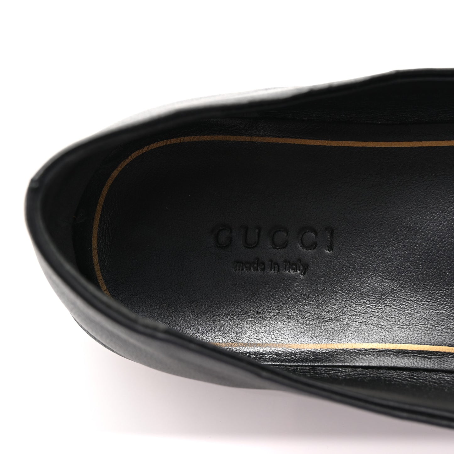 Calfskin Bayadere Bee Ballerina Flats 38.5 Black