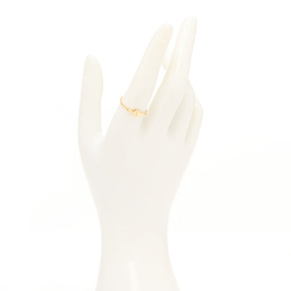 Tiffany 18K Yellow Gold T Chain Ring 55 7.25 2 of 5