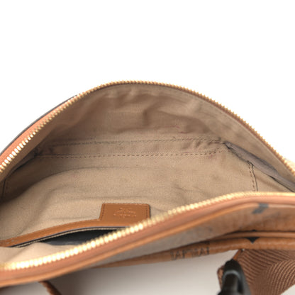 MCM Visetos Stark Belt Bag Cognac 4 of 10