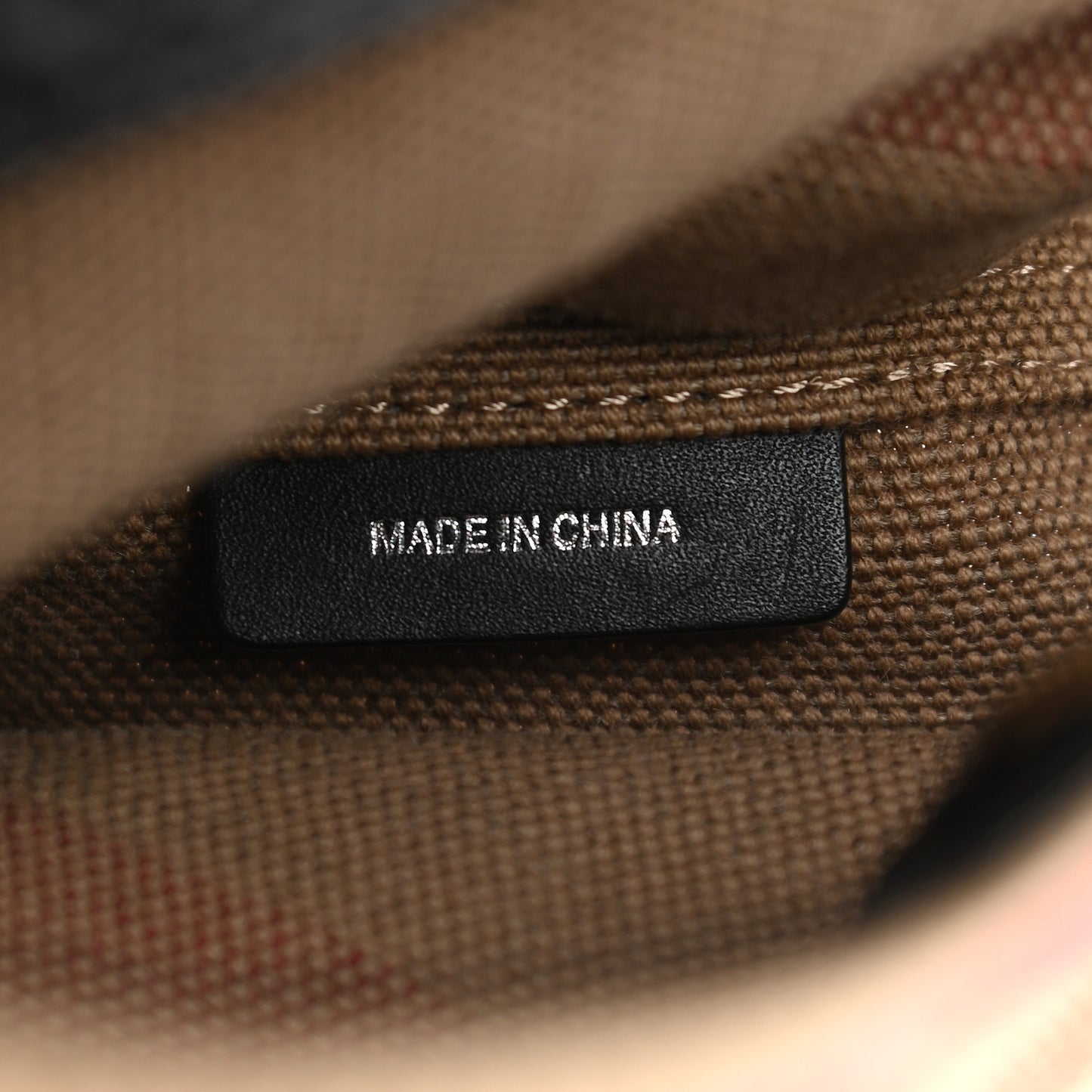 Canvas Mega Check Mini Ashby Tassel Crossbody Black